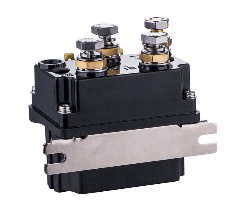 SINOKING 12V 500A Winch Solenoid Relay Contactor Heavy-Duty IP67 Replacement for 8000-15000 lbs Winch, Universal Relay Switch Box for ATV UTV SUV Truck - Image 2
